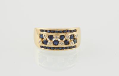 Brillant Saphir Ring - Schmuck