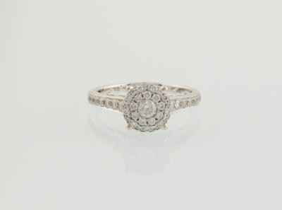 Brillantring zus. ca. 0,88 ct - Klenoty