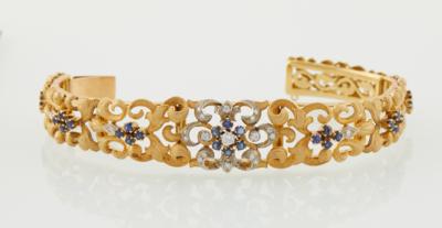 Diamant Saphirarmband - Gioielli