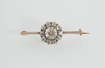 Diamantbrosche zus. ca. 1,70 ct - Schmuck