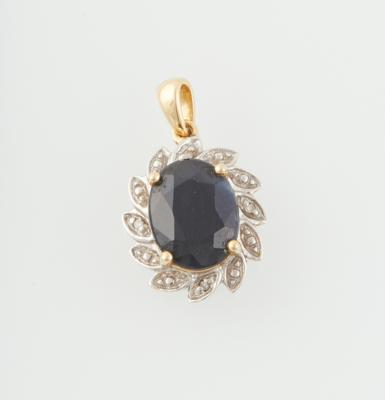 Saphiranhänger ca. 2,80 ct - Schmuck