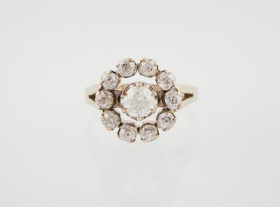 Altschliffdiamant Ring zus. ca. 1,50 ct - Gioielli