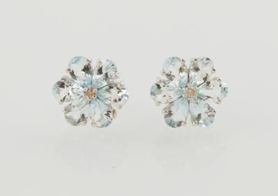 Aquamarin Ohrstecker zus. ca. 6,70 ct - Jewellery