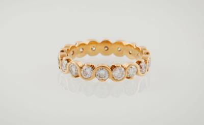 Brillant Memoryring zus. ca. 2 ct - Gioielli