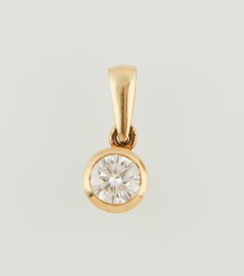 Brillantsolitär Anhänger ca. 0,43 ct - Schmuck