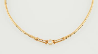 Brillantcollier zus. ca. 0,50 ct - Klenoty