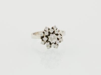 Brillantring zus. ca. 0,80 ct - Klenoty