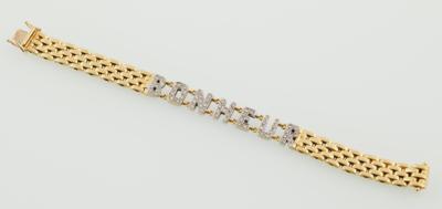 Achtkantdiamant Armband "Bonheur" zus. ca. 1,20 ct - Klenoty