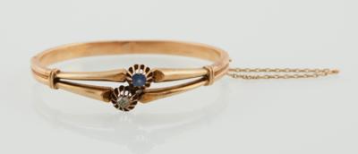 Diamantrauten Saphir Armreifen - Jewellery