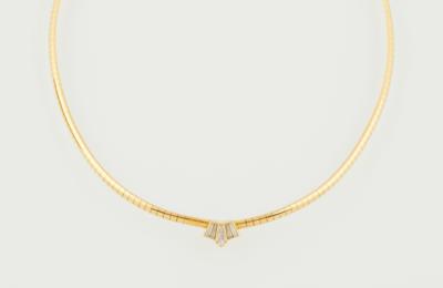 Diamantcollier zus. ca. 0,60 ct - Jewellery