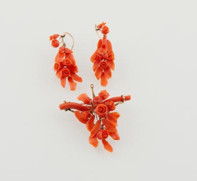 Korallengarnitur - Jewellery