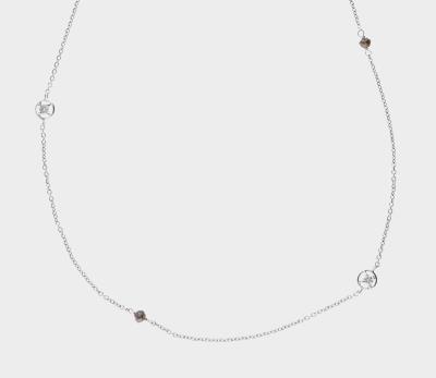 Diamantcollier zus. ca.1,37 ct - Schmuck