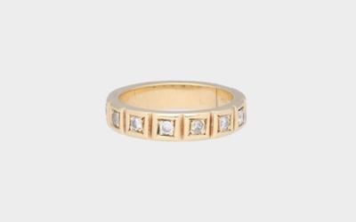 Brillant Memoryring zus. ca. 0,28 ct - Gioielli