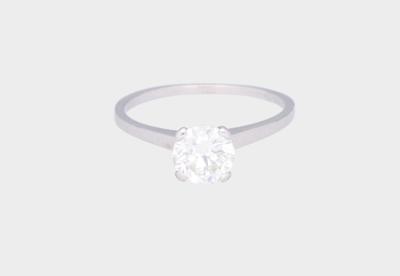 Brillant Solitärring ca. 1 ct, L-M/VVS - Klenoty