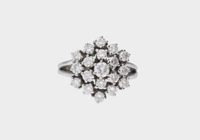 Brillantring zus. ca. 1,50 ct - Klenoty