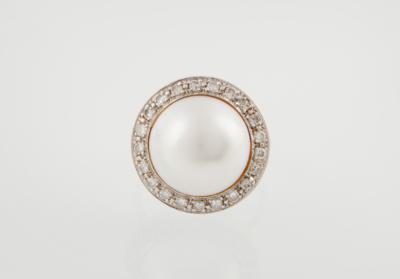 Diamant Zuchtschalenperlen Ring - Jewellery