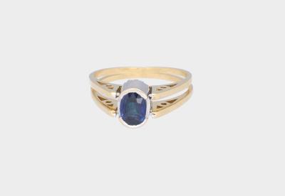 Wandelbarer Smaragd Saphir Ring - Jewellery