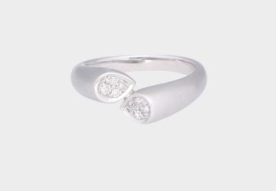 Achtkantdiamant Ring zus. ca. 0,12 ct - Gioielli