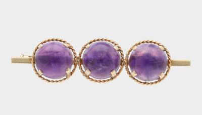 Amethyst Brosche - Jewellery