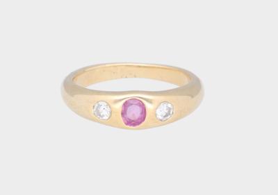 Brillant Rubin Ring - Gioielli