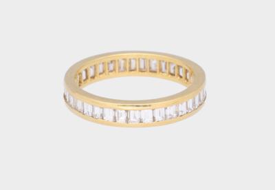 Diamant Memoryring zus. ca. 1 ct - Jewellery