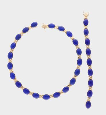 Lapislazuli Garnitur - Schmuck