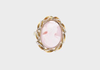 Muschelcamee Ring - Jewellery