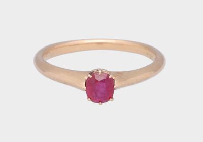 Ring mit unbehandeltem Rubin ca. 0,30 ct - Klenoty