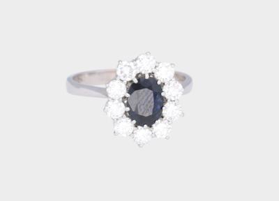 Saphir Ring ca. 1 ct - Gioielli