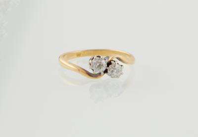 Altschliffbrillant Ring zus. ca. 0,45 ct - Klenoty