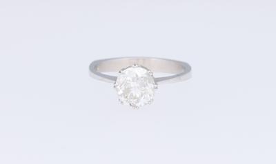 Altschliffbrillantsolitär Ring ca. 1,80 ct I-J/p2 - Schmuck