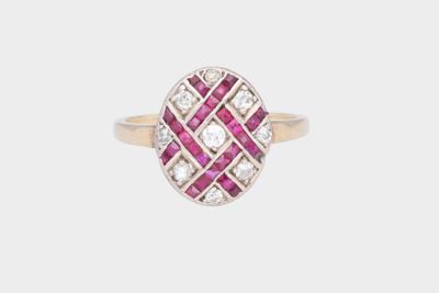 Altschliffdiamant Ring zus. ca. 0,30 ct - Schmuck