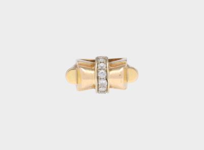 Altschliffdiamant Ring zus. ca. 0,40 ct - Gioielli