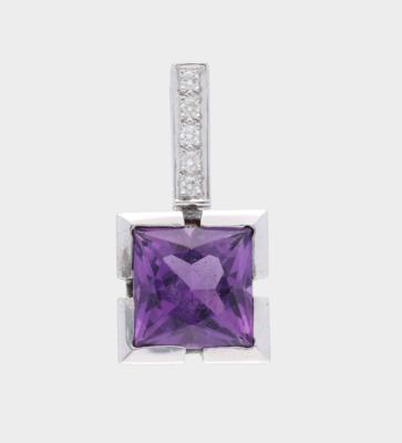 Brillant Amethystanhänger - Schmuck