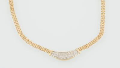 Brillantcollier zus. ca. 0,60 ct - Klenoty