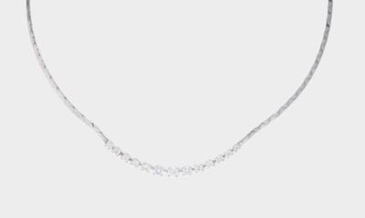 Brillantcollier zus. ca. 0,75 ct - Klenoty