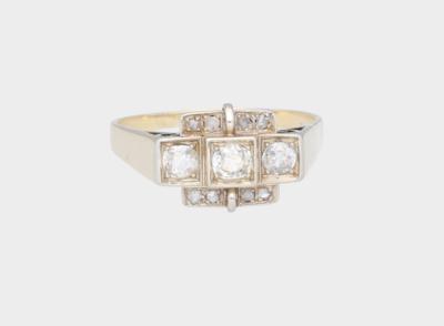 Diamantring zus. ca. 0,60 ct - Klenoty