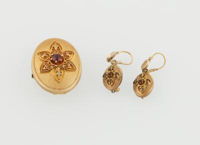 Granat Damenschmuck Garnitur - Jewellery