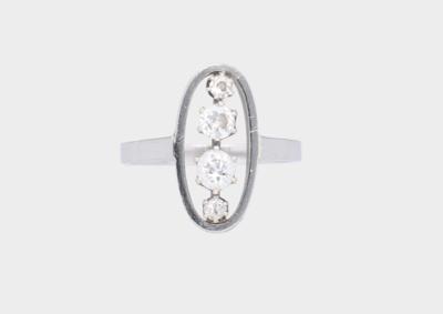 Altschliffdiamant Ring zus. ca. 0,80 ct - Gioielli