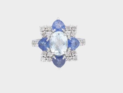 Aquamarin Ring ca. 1,79 ct - Schmuck