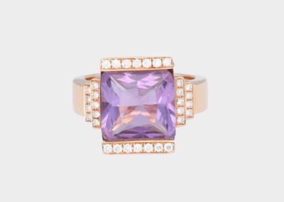 Brillant Amethyst Ring - Jewellery