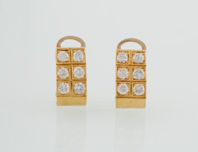 Brillant Ohrclips zus. ca. 1,20 ct - Jewellery