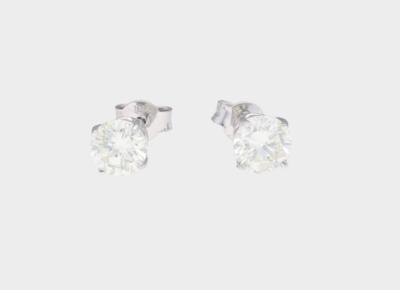 Brillant Ohrstecker zus. ca. 1,24 ct - Schmuck