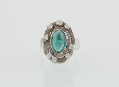 Brillant Turmalin Ring - Schmuck