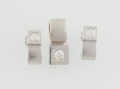 Brillantgarnitur zus. ca. 0,65 ct - Jewellery