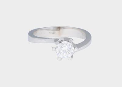 Brillantsolitär Ring ca. 0,50 ct - Schmuck