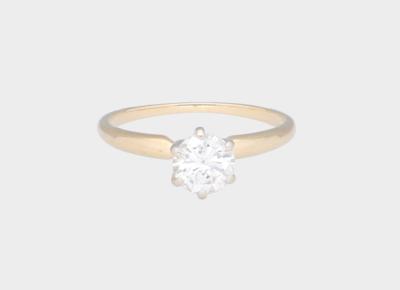 Brillantsolitär Ring ca. 0,75 ct - Schmuck