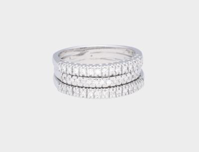 Diamantring zus. ca. 0,80 ct - Jewellery