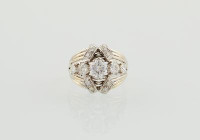 Diamantring zus. ca. 1,40 - Klenoty