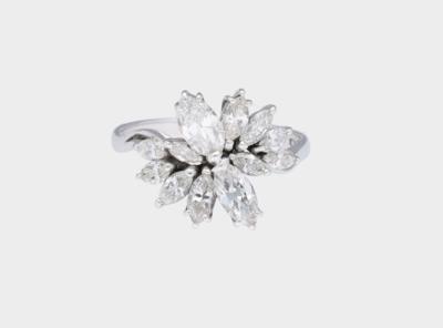 Diamantring zus. ca. 1,80 ct - Jewellery